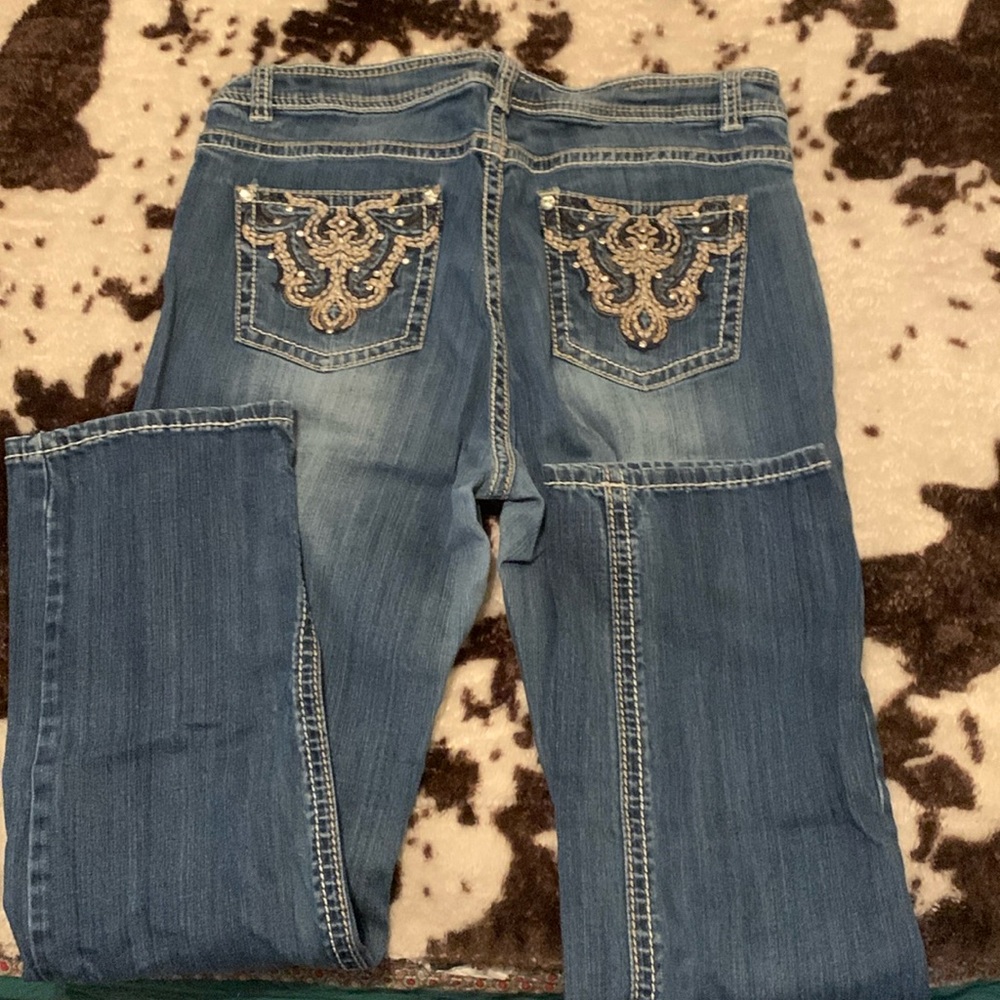 Jeans w bling-